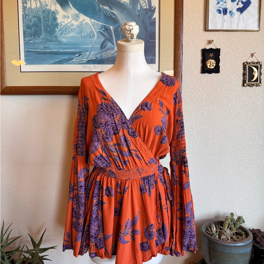 Free People Forever Love Printed Tunic